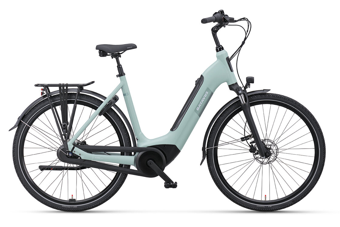 Rower elektryczny z baterią w ramie Batavus Altura PT Smart 500Wh Grey Turquoise Mat