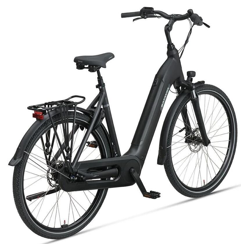 Rower elektryczny z baterią w ramie Batavus Altura PT Smart 500Wh Smoking Black Mat