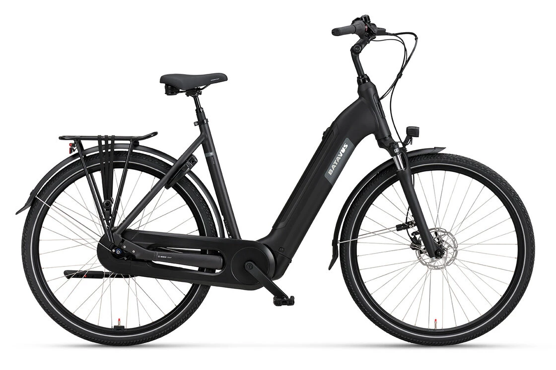 Rower elektryczny z baterią w ramie Batavus Altura PT Smart 500Wh Smoking Black Mat