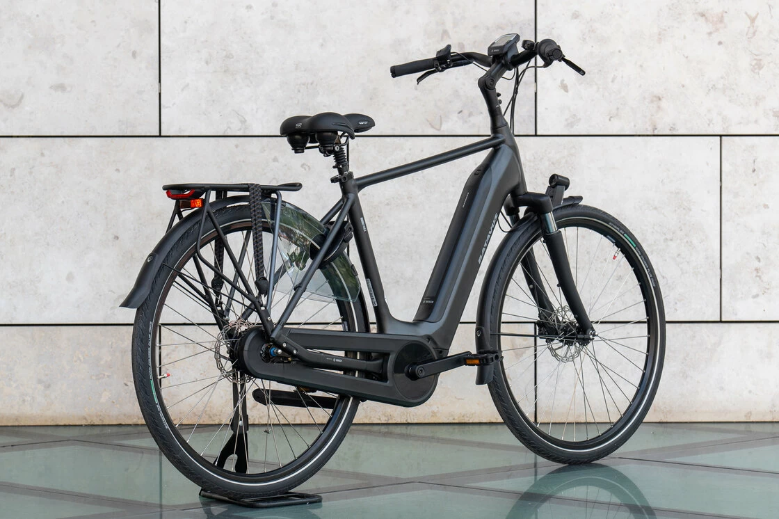 Rower elektryczny z baterią w ramie Batavus Finez E-go Power Męski Black Mat
