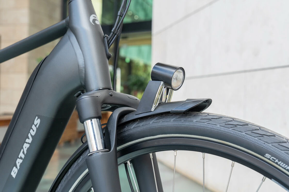 Rower elektryczny z baterią w ramie Batavus Finez E-go Power Męski Black Mat
