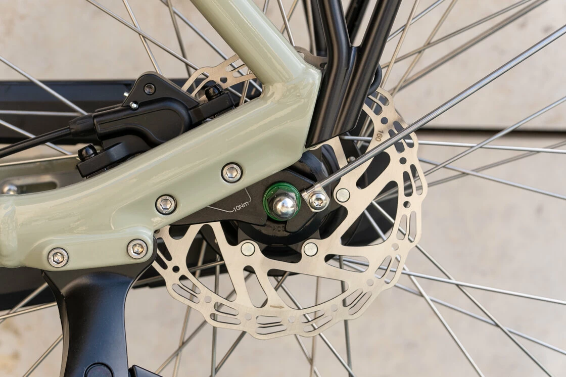 Rower elektryczny z baterią w ramie Batavus Velder E-go Power Restoration Green
