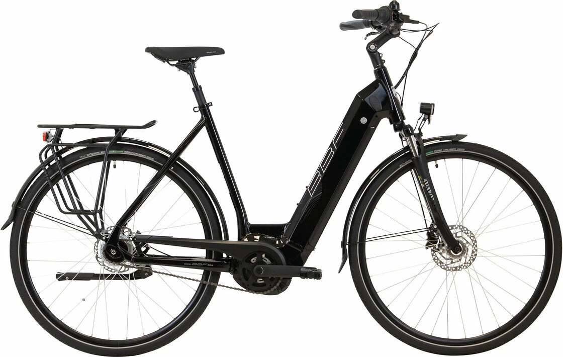 Rower elektryczny z baterią w ramie BBF E-City Chur Bosch 630Wh Black