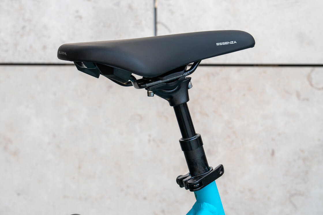 Rower elektryczny z baterią w ramie BBF E-City Chur Bosch 630Wh Petrol Mat
