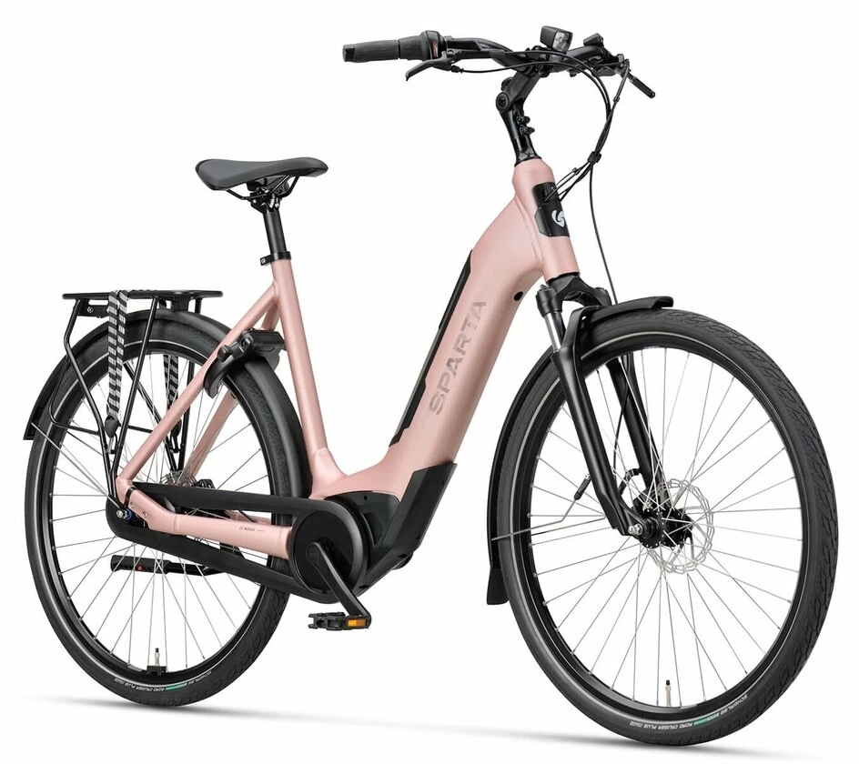 Rower elektryczny z baterią w ramie Sparta c-Grid Energy Bosch Smart 500Wh New Pink Mat 61
