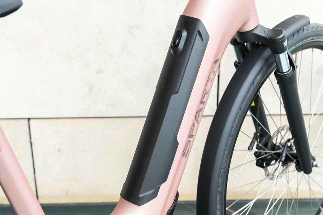 Rower elektryczny z baterią w ramie Sparta c-Grid Energy Bosch Smart 500Wh New Pink Mat 61