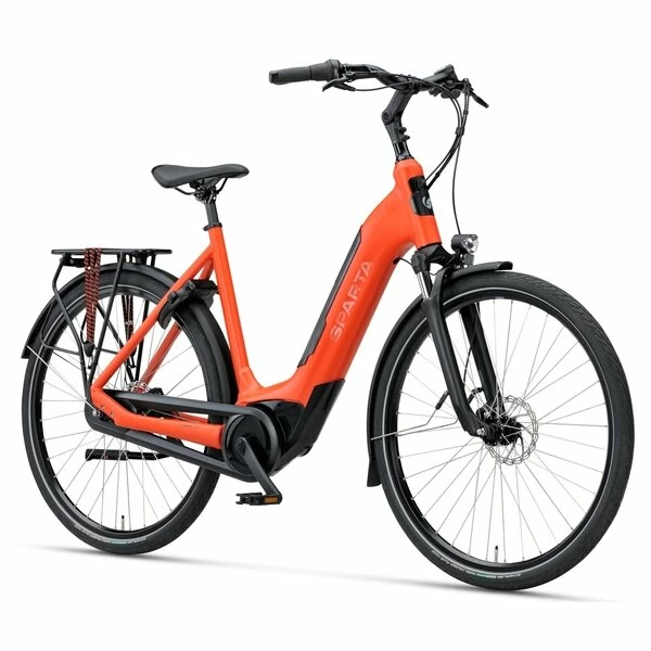Rower elektryczny z baterią w ramie Sparta c-Grid Energy M7Tb Pomarańcz ...