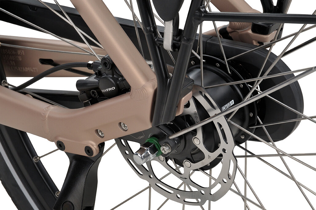 Rower elektryczny z baterią w ramie Sparta c-Grid Fit Bosch Smart 500Wh Peach Mat