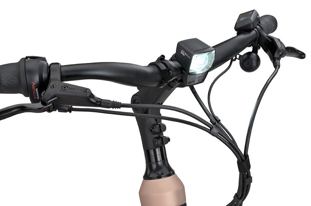 Rower elektryczny z baterią w ramie Sparta c-Grid Fit Bosch Smart 500Wh Peach Mat