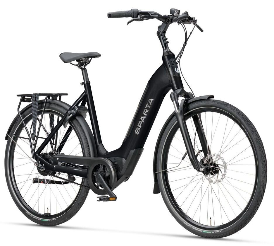 Rower elektryczny z baterią w ramie Sparta c-Grid Ultra Bosch Smart 500Wh Black Metalic Mat