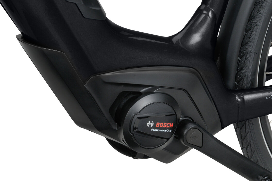 Rower elektryczny z baterią w ramie Sparta c-Grid Ultra Bosch Smart 500Wh Black Metalic Mat