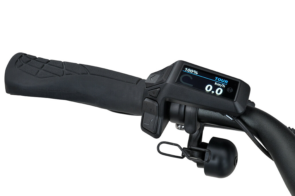 Rower elektryczny z baterią w ramie Sparta c-Grid Ultra Bosch Smart 500Wh Black Metalic Mat