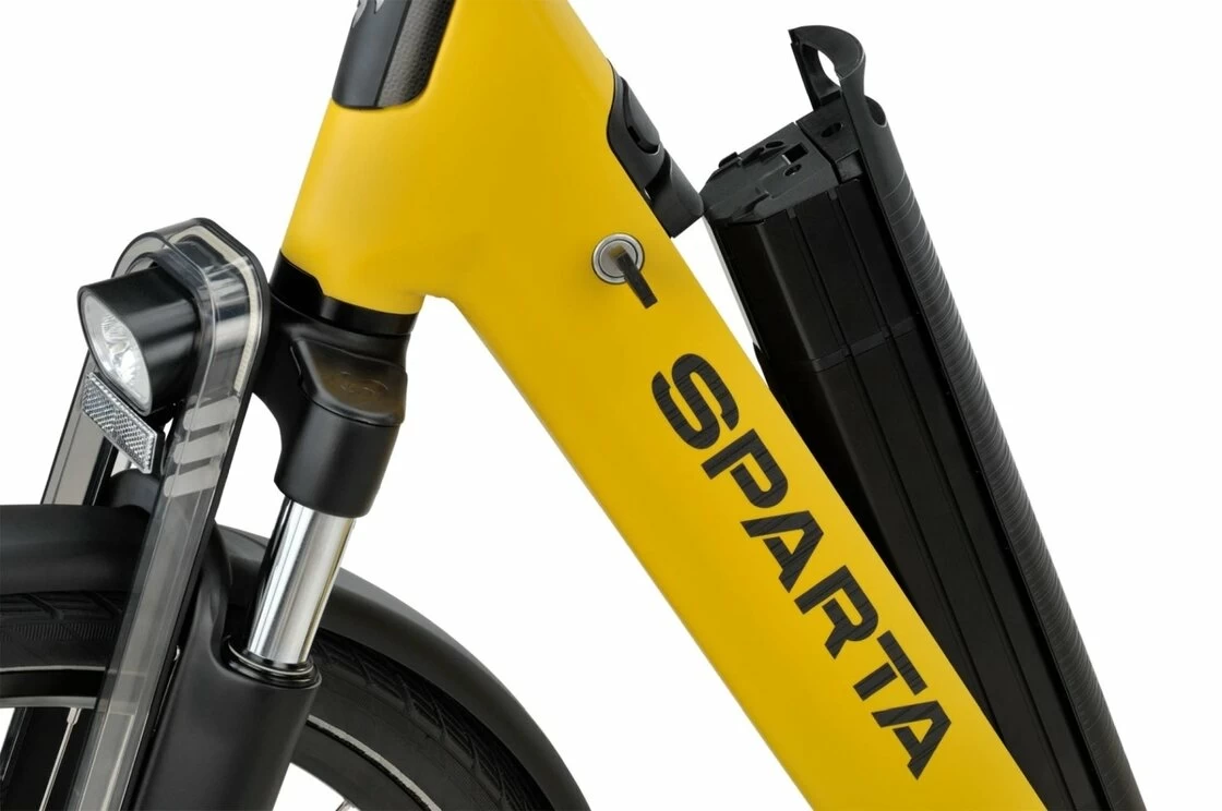 Rower elektryczny z baterią w ramie Sparta d-Rule Energy Broom Yellow Mat
