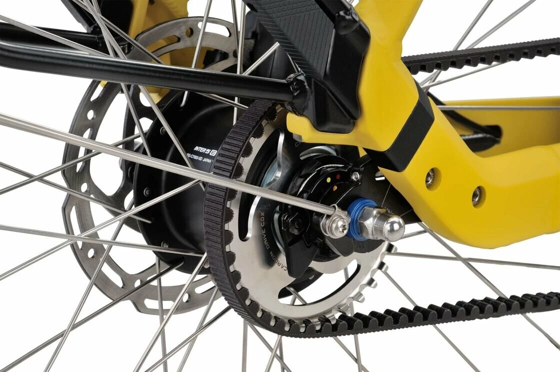 Rower elektryczny z baterią w ramie Sparta d-Rule Energy Broom Yellow Mat