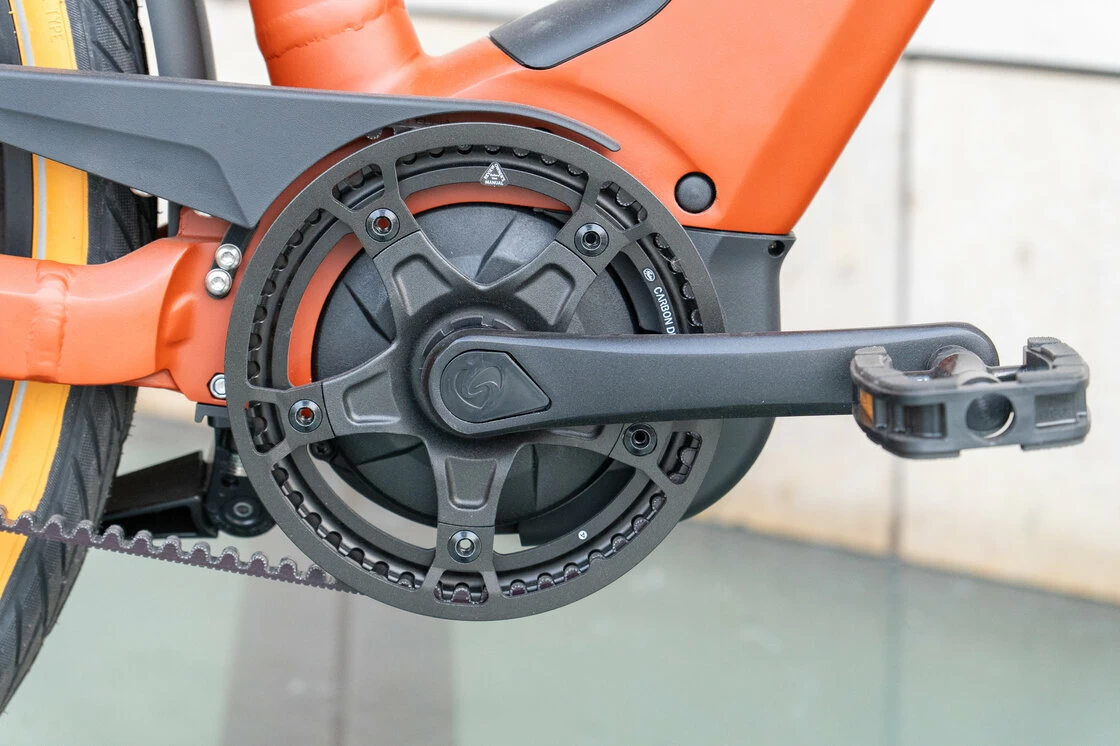 Rower elektryczny z baterią w ramie Sparta d-Rule Energy Męski Jaspis Red Mat 53