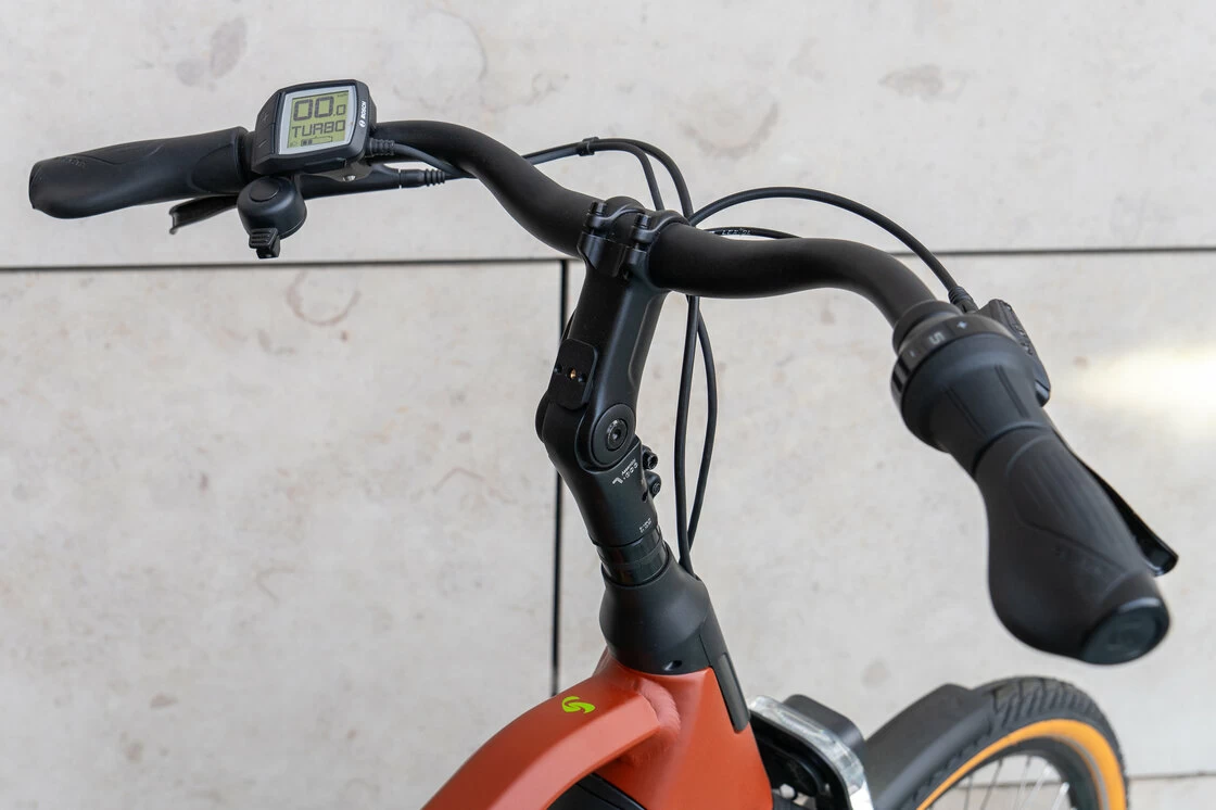 Rower elektryczny z baterią w ramie Sparta d-Rule Energy Męski Jaspis Red Mat 53