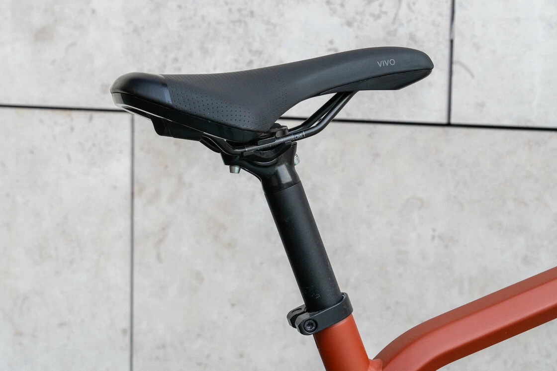 Rower elektryczny z baterią w ramie Sparta d-Rule Energy Męski Jaspis Red Mat 53
