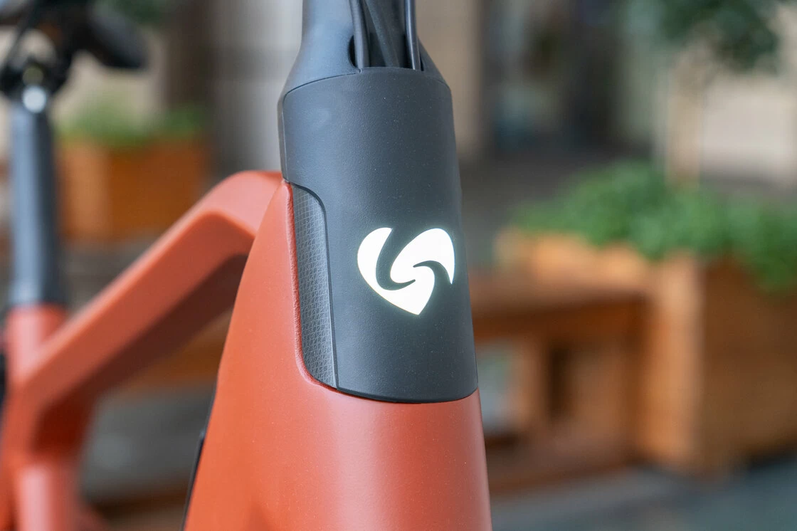 Rower elektryczny z baterią w ramie Sparta d-Rule Energy Męski Jaspis Red Mat 53