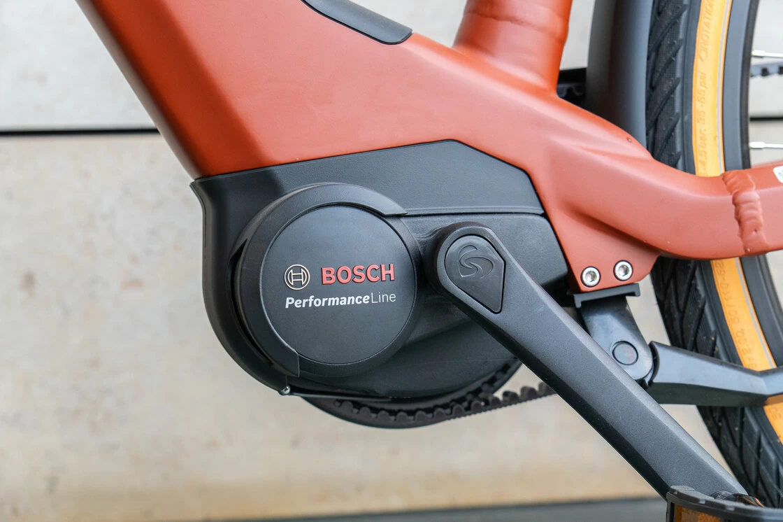 Rower elektryczny z baterią w ramie Sparta d-Rule Energy Męski Jaspis Red Mat 53