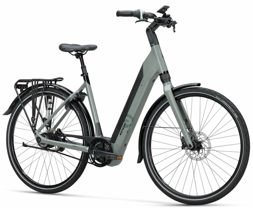 Rower elektryczny z paskiem KOGA EVIA Bosch Smart System Saga Green 53