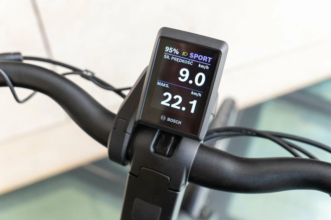 Rower elektryczny z paskiem KOGA EVIA PRO Bosch Smart System Black Mat