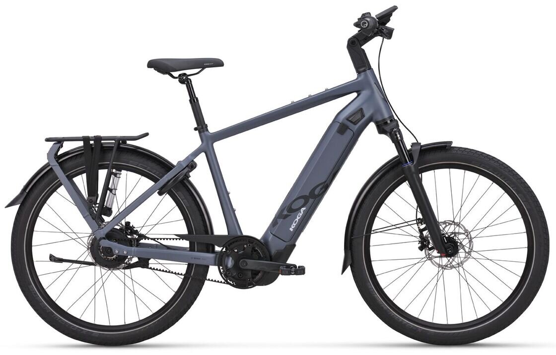 Rower elektryczny z paskiem KOGA E-XITE 800Wh Męski Jeans Mat