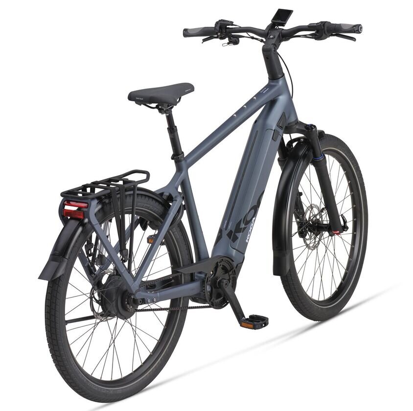 Rower elektryczny z paskiem KOGA E-XITE 800Wh Męski Jeans Mat