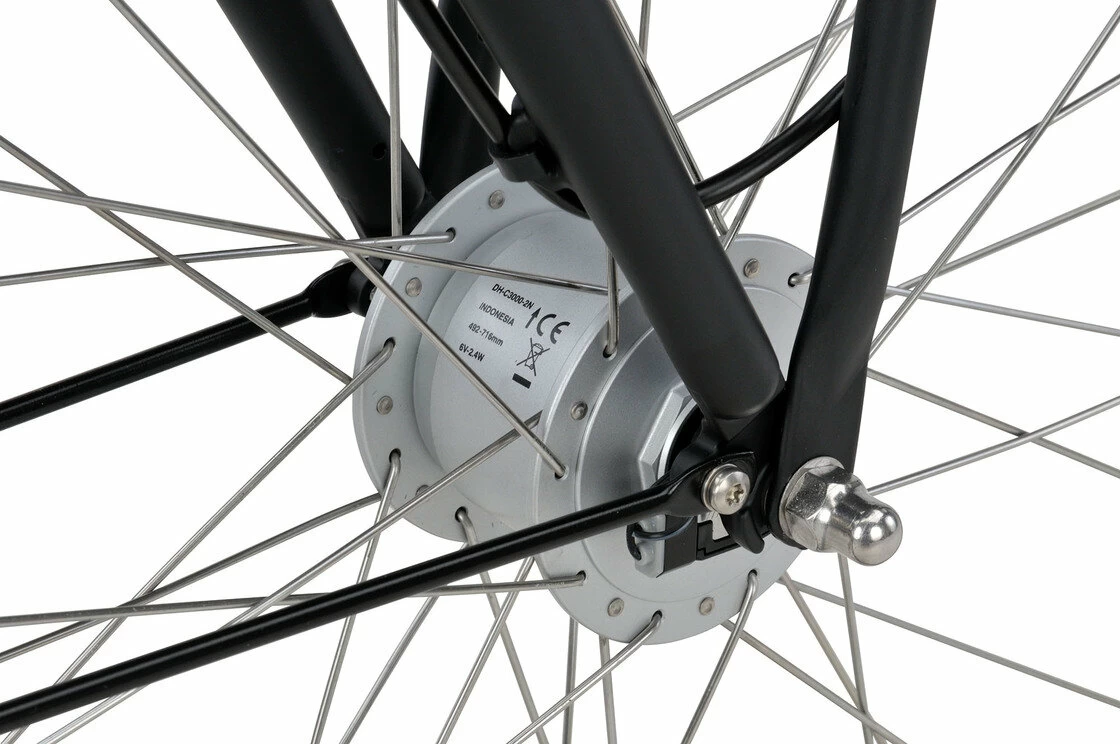 Rower miejski Batavus PACKD 3 Męski Black Mat 61