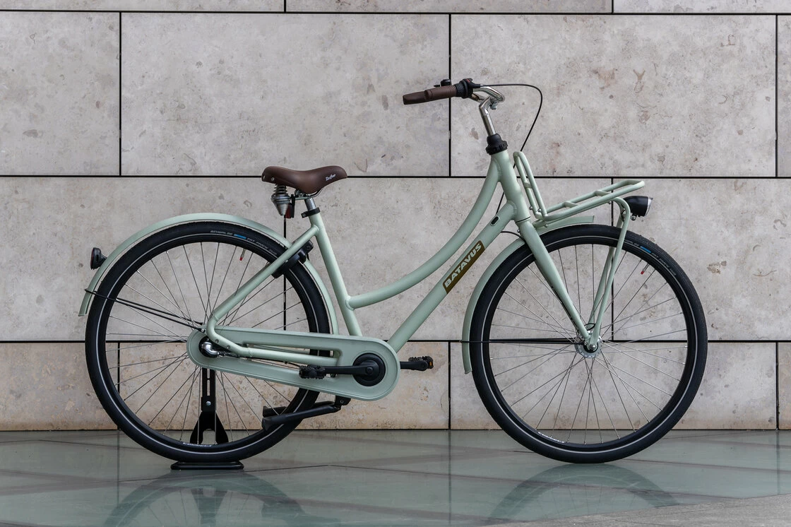 Rower miejski Batavus PACKD Start 3 NEW Classic Green Mat 55