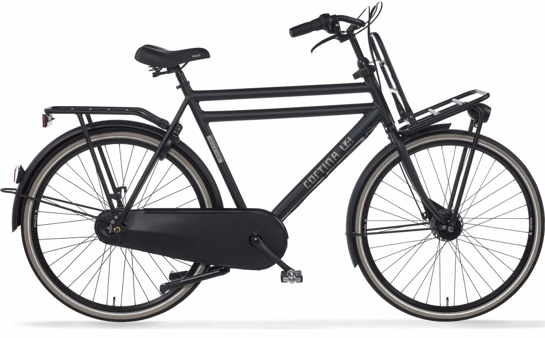 Rower miejski Cortina U4 Męski Black Mat 56
