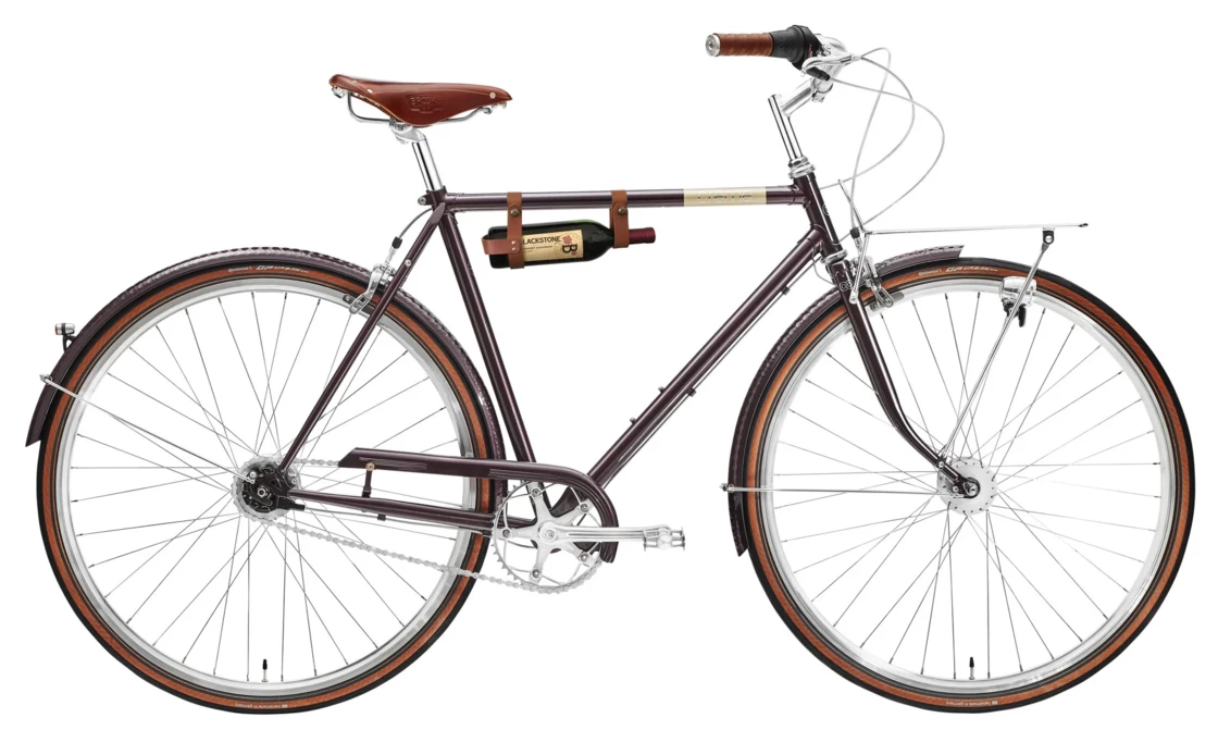 Rower miejski Creme CafeRacer Doppio 7S Męski LIMITED Dark Porto