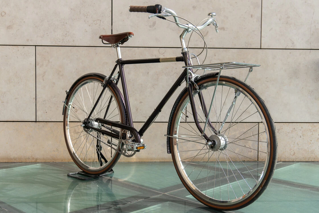 Rower miejski Creme CafeRacer Doppio 7S Męski LIMITED Dark Porto