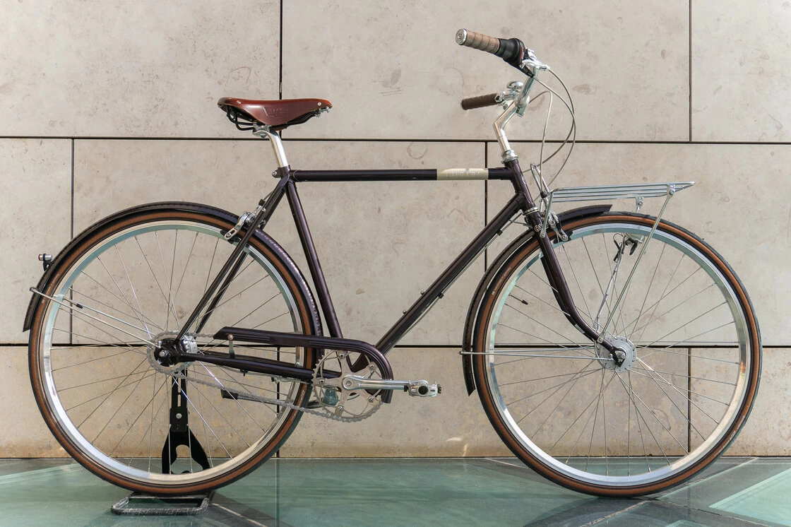 Rower miejski Creme CafeRacer Doppio 7S Męski LIMITED Dark Porto