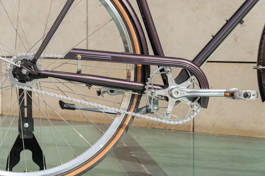 Rower miejski Creme CafeRacer Doppio 7S Męski LIMITED Dark Porto