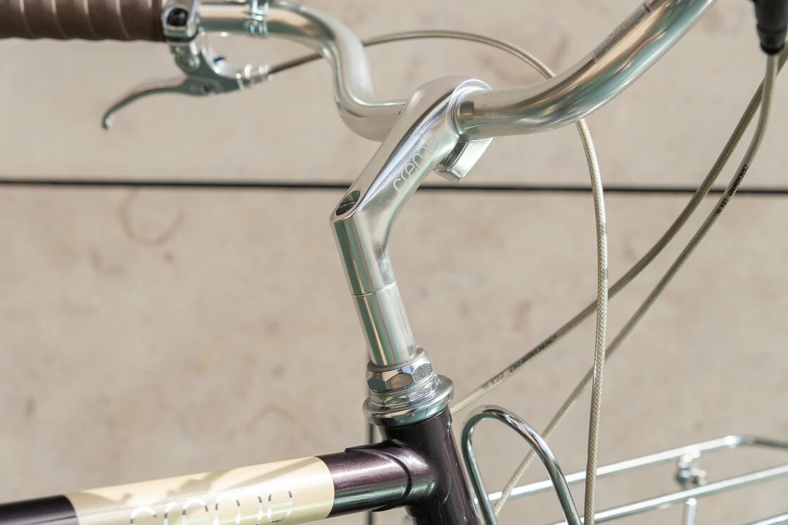 Rower miejski Creme CafeRacer Doppio 7S Męski LIMITED Dark Porto