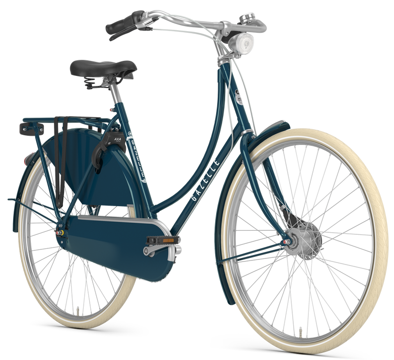 Rower miejski Gazelle Classic R7 Pine Green Połysk