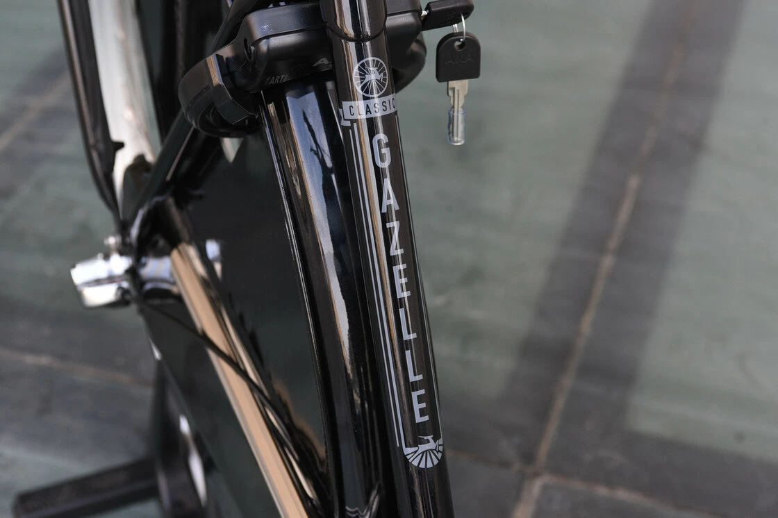 Rower miejski Gazelle Classic Czarny połysk 57