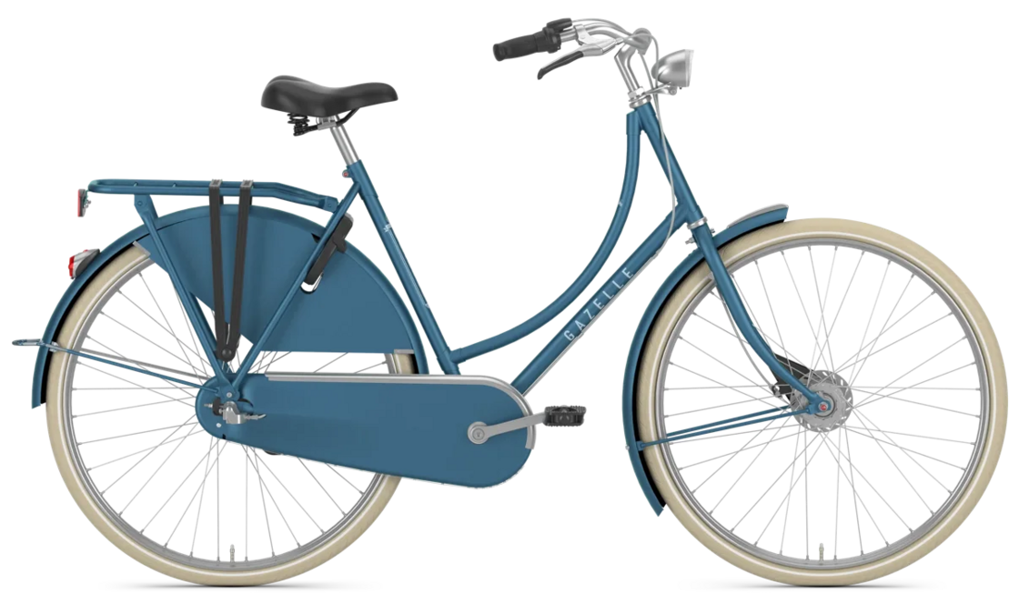 Rower miejski Gazelle Classic Legion Blue Mat
