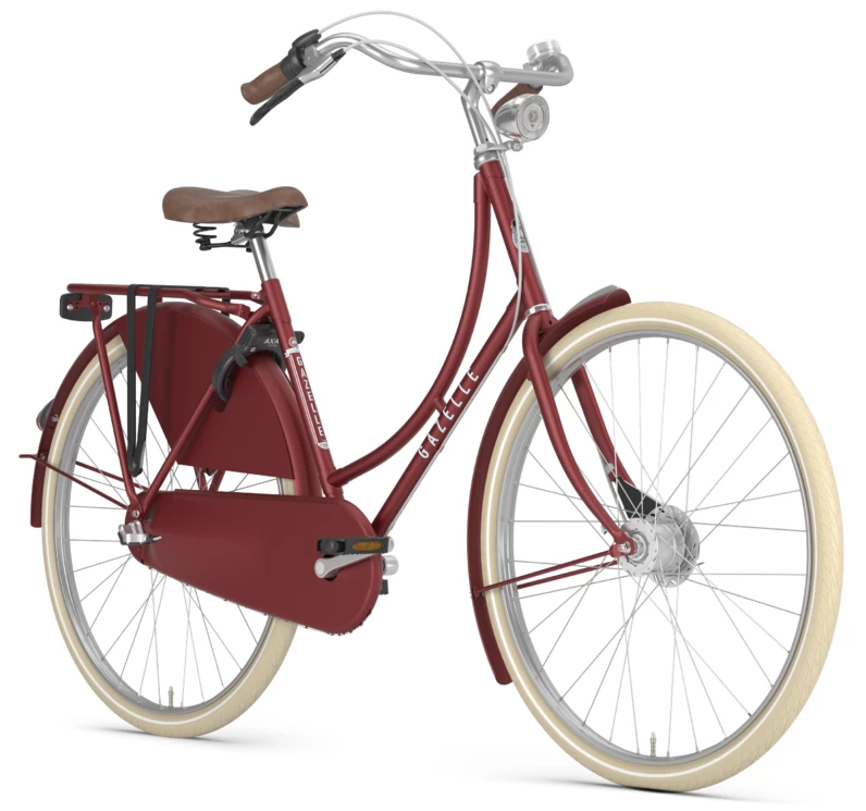 Rower miejski Gazelle Classic Ruby Red Mat 57