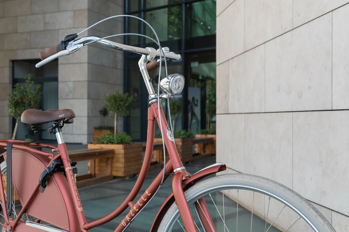 Rower miejski Gazelle Classic Ruby Red Mat 57