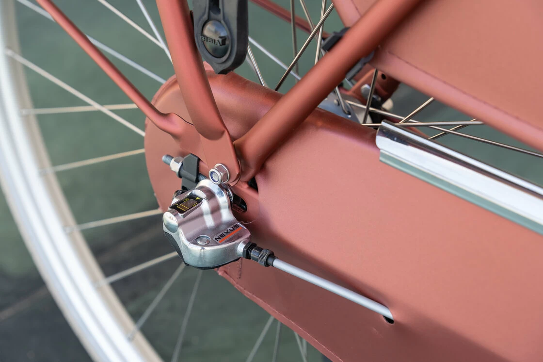 Rower miejski Gazelle Classic Ruby Red Mat 57