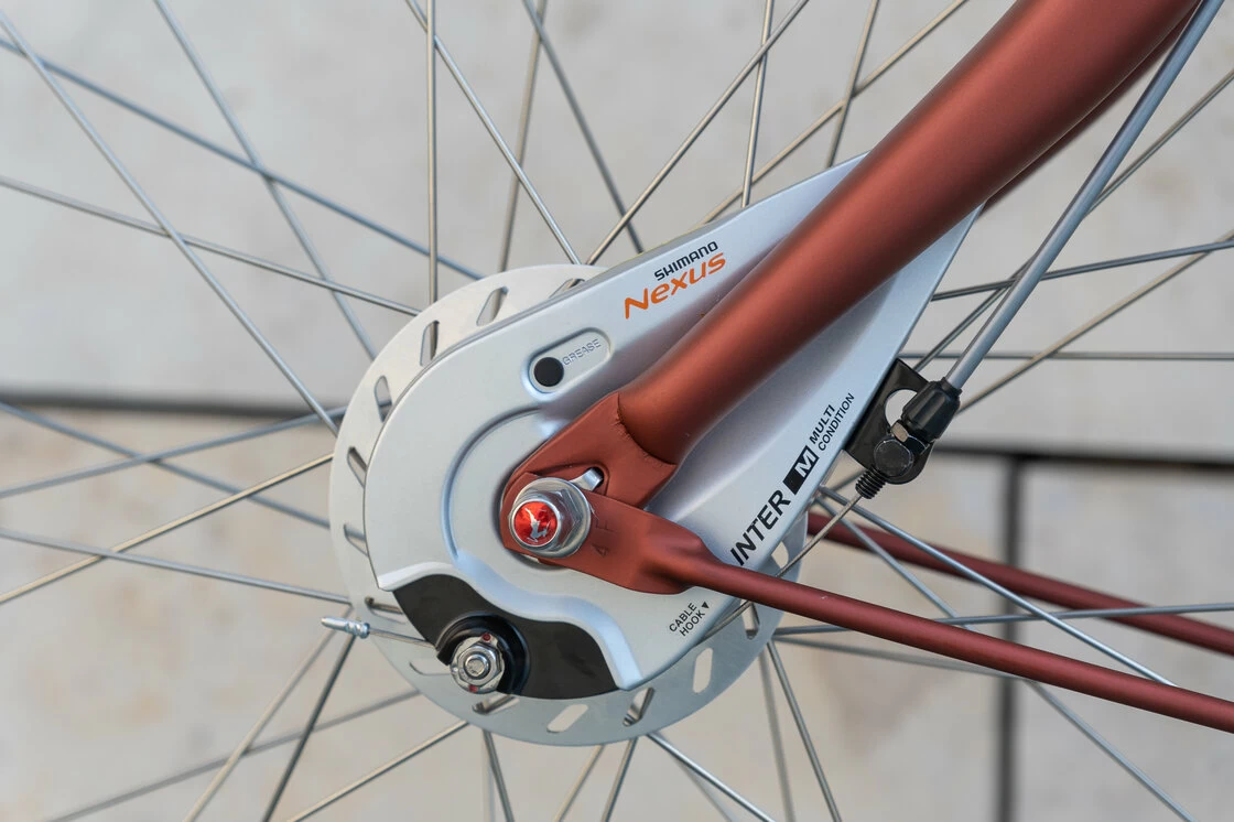 Rower miejski Gazelle Classic Ruby Red Mat 57