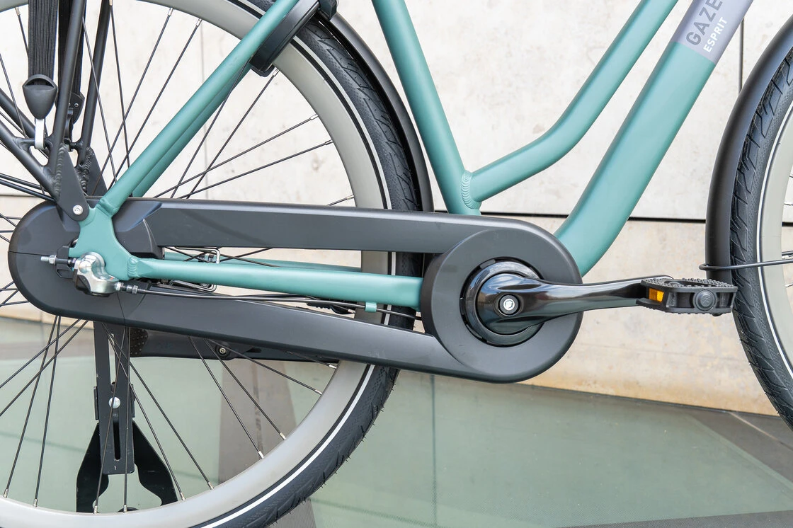 Rower miejski Gazelle Esprit T3 Thyme green mat