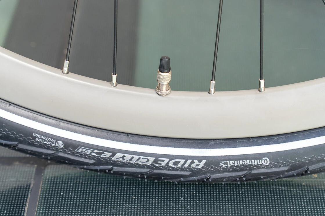 Rower miejski Gazelle Esprit T3 Thyme green mat