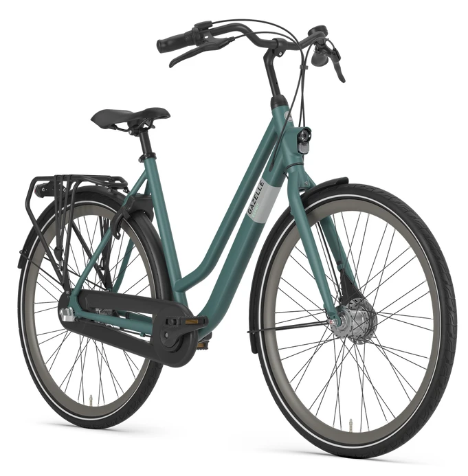 Rower miejski Gazelle Esprit T3 Thyme green mat 54