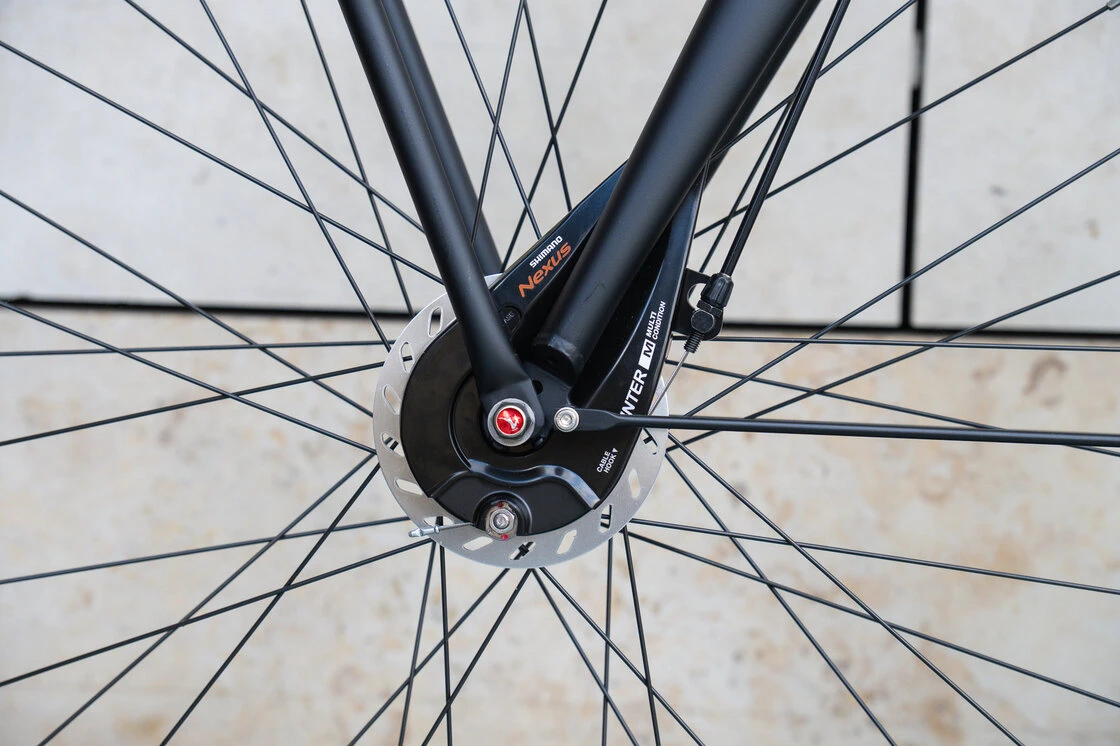 Rower miejski Gazelle Heavy Duty NL Black mat 49