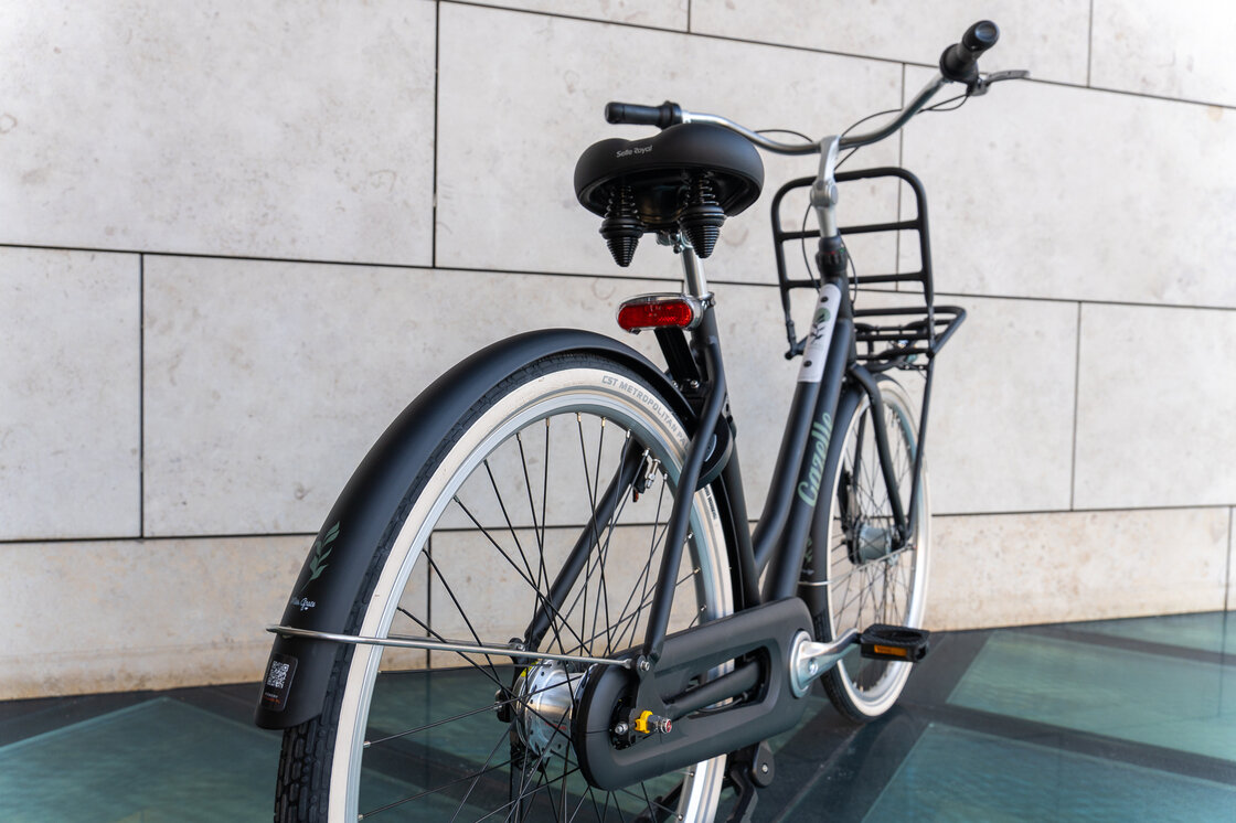 Rower miejski Gazelle Miss Grace Black Mat