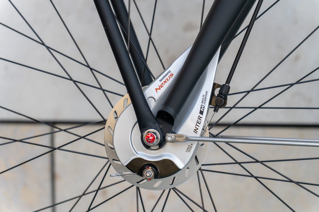 Rower miejski Gazelle Miss Grace Black Mat