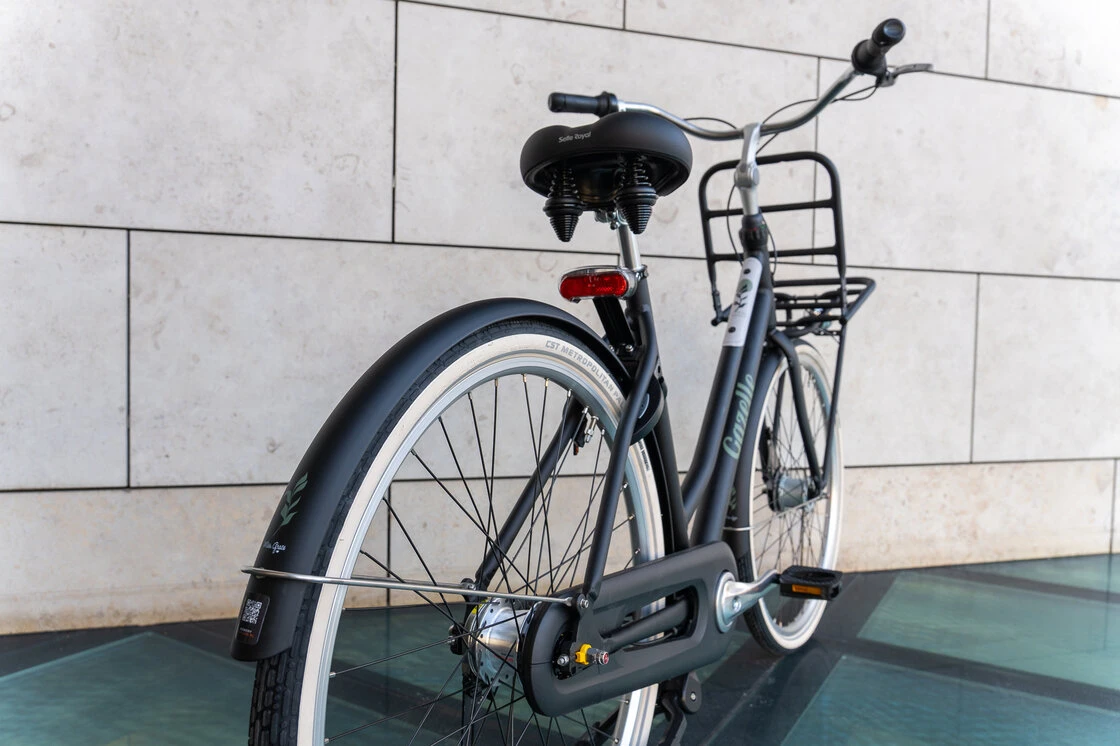 Rower miejski Gazelle Miss Grace Black Mat 59