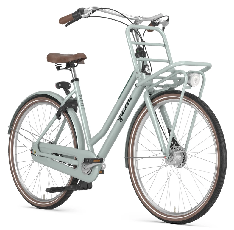 Rower miejski Gazelle Miss Grace Light olive 59